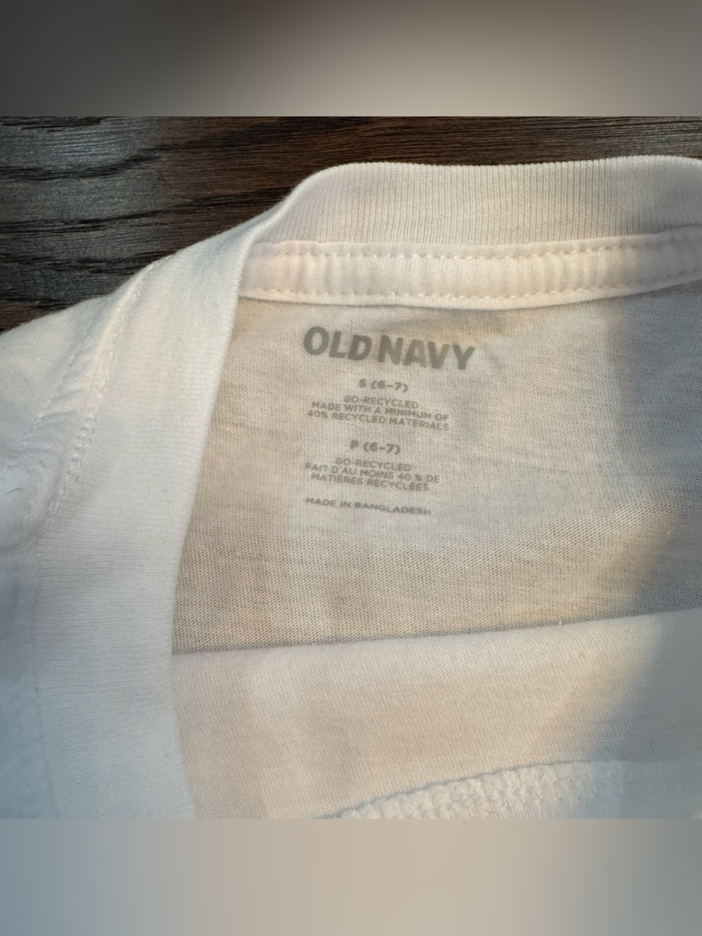 GAP Cotton Tee Trio in White & Navy - Picture 5 of 5